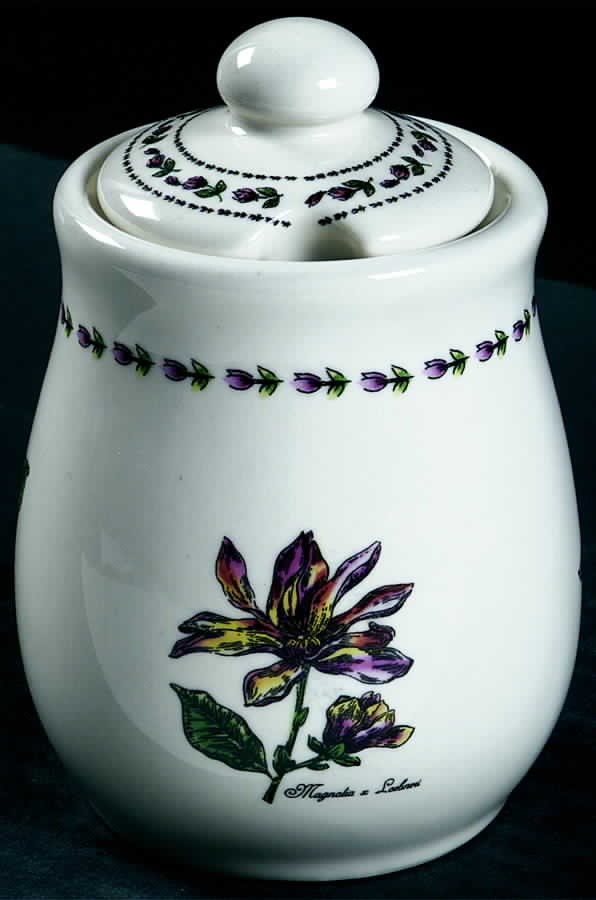 Botanical Gardens Sugar Bowl & Lid by Tabletops Unlimited-1