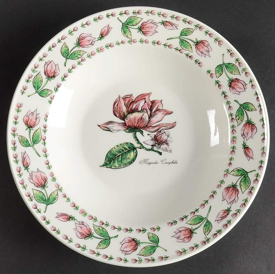 Botanical Gardens Large Rim Soup Bowl by Tabletops Unlimited-1