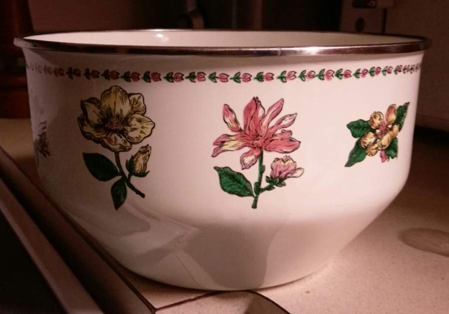 Botanical Gardens 8" Metal Bowl by Tabletops Unlimited-1