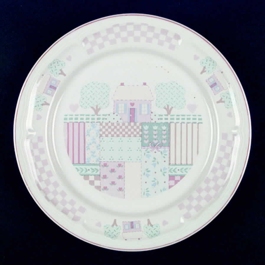 Patchwork Garden Dinner Plate by Tienshan-1