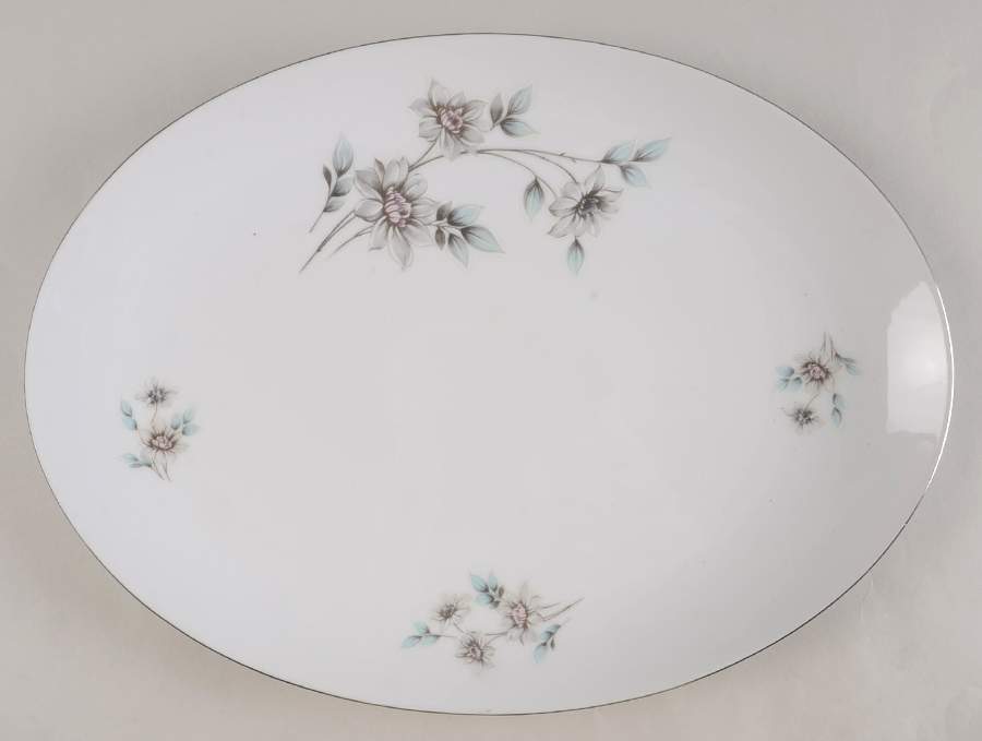 Springtime 14" Oval Serving Platter by Treasure Chest-1