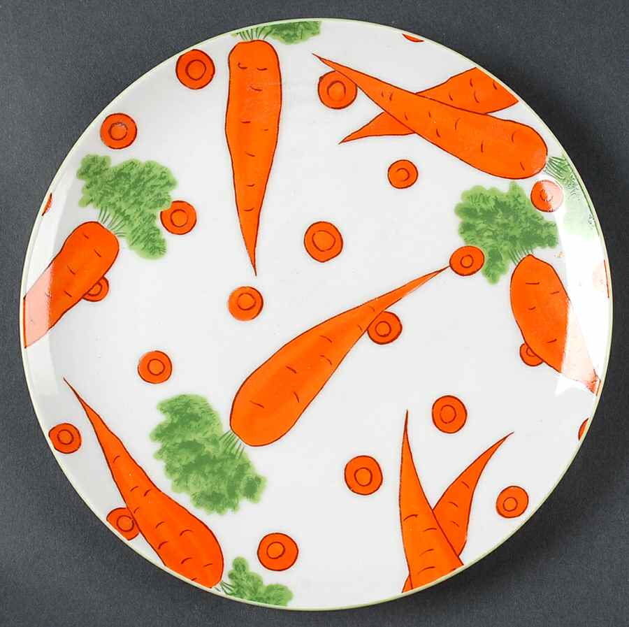 Vegetable Polka Dot Salad Plate by Taste Setter-1