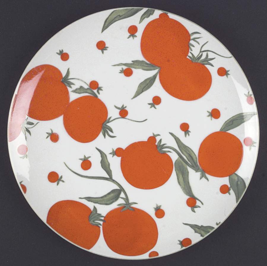 Vegetable Polka Dot Dinner Plate by Taste Setter-1