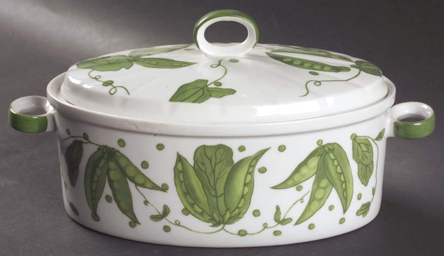 Vegetable Polka Dot 2 Quart Oval Covered Casserole by Taste Setter-1