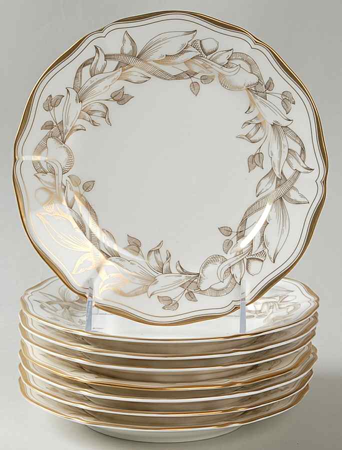Tiffany Celebration Salad/Dessert Plate - Set of 8 by Tiffany-1
