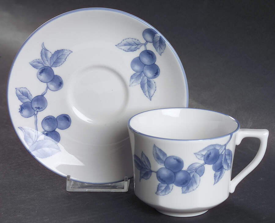 Nature Flat Cup & Saucer Set by Tiffany-1