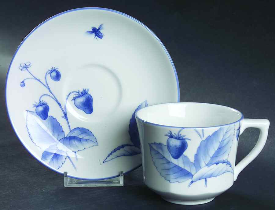 Nature Flat Cup & Saucer Set by Tiffany-1