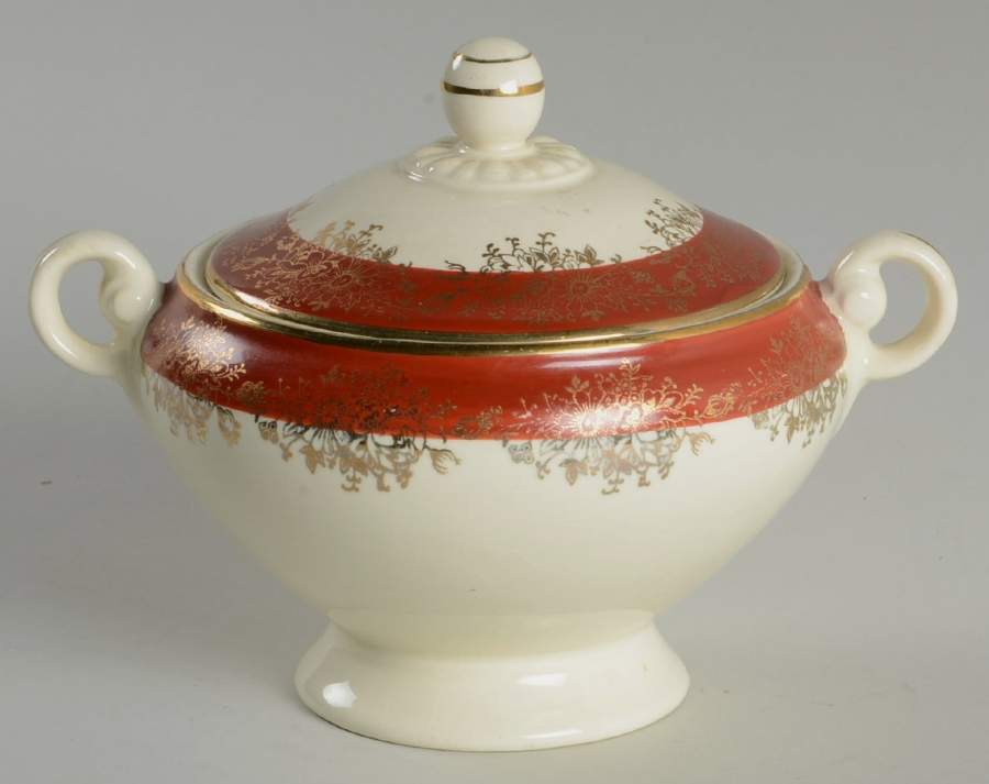 TST288 Sugar Bowl & Lid by Taylor, Smith & Taylor (Ts&T)-1
