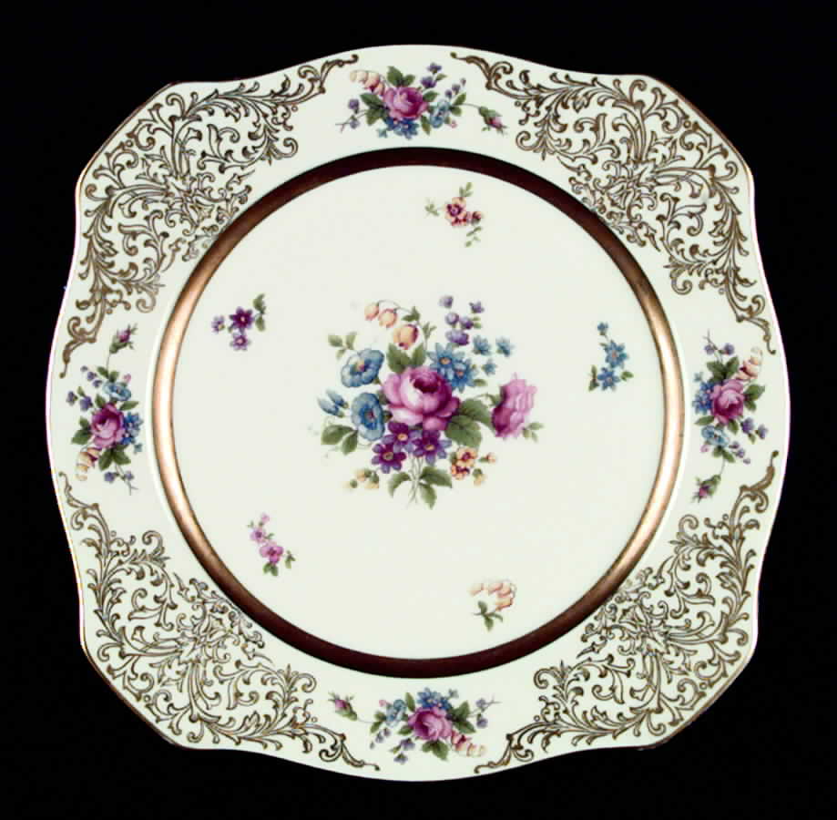 TIR127 Square Salad Plate by Tirschenreuth-1