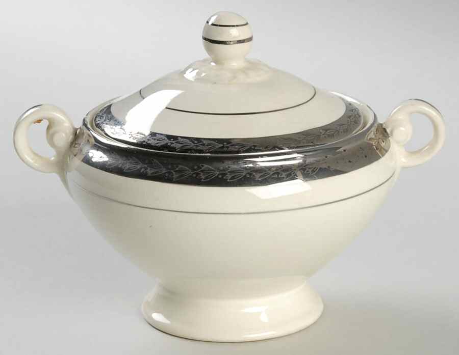4404 Sugar Bowl & Lid by Taylor, Smith & Taylor (Ts&T)-1