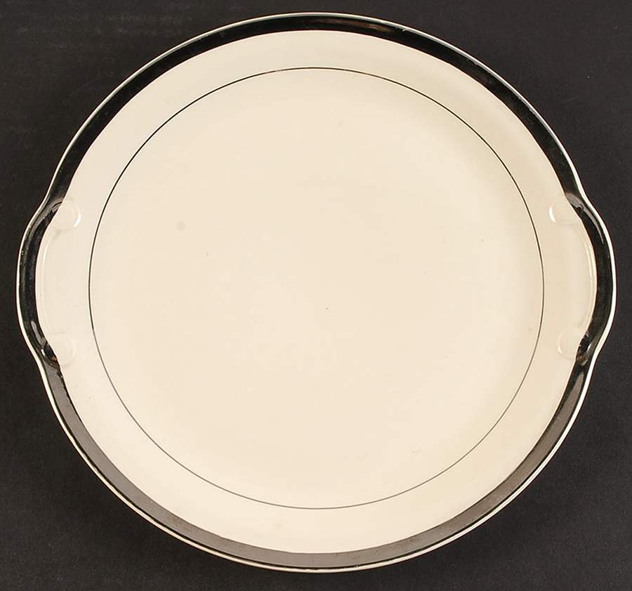TST218 Handled Cake Plate by Taylor, Smith & Taylor (Ts&T)-1