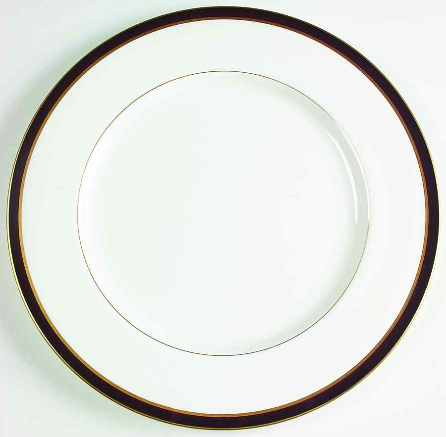 Newport Black Dinner Plate by Tiffany-1