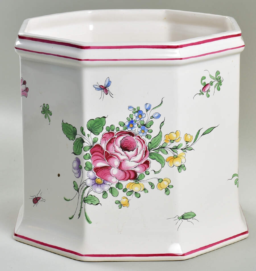Strasbourg Flowers 7" Cachepot by Tiffany-1