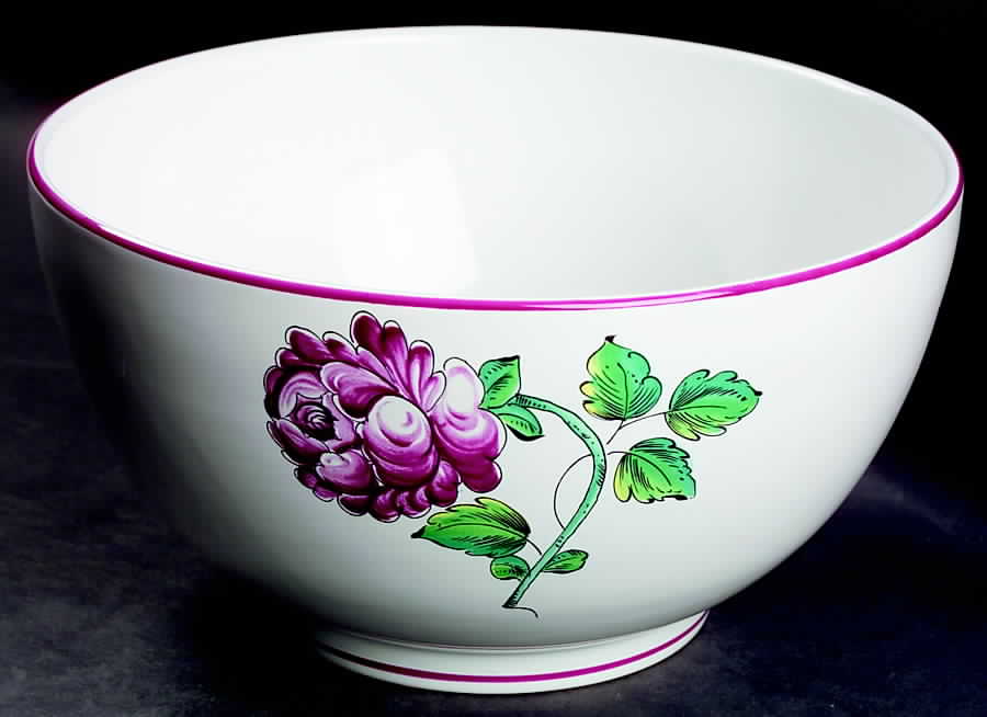Strasbourg Flowers Large Fruit Bowl by Tiffany-1