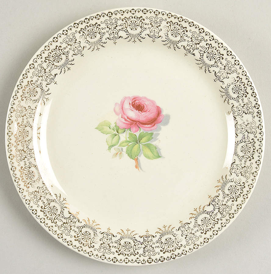 1927 1-2 Bread & Butter Plate by Taylor, Smith & Taylor (Ts&T)-1