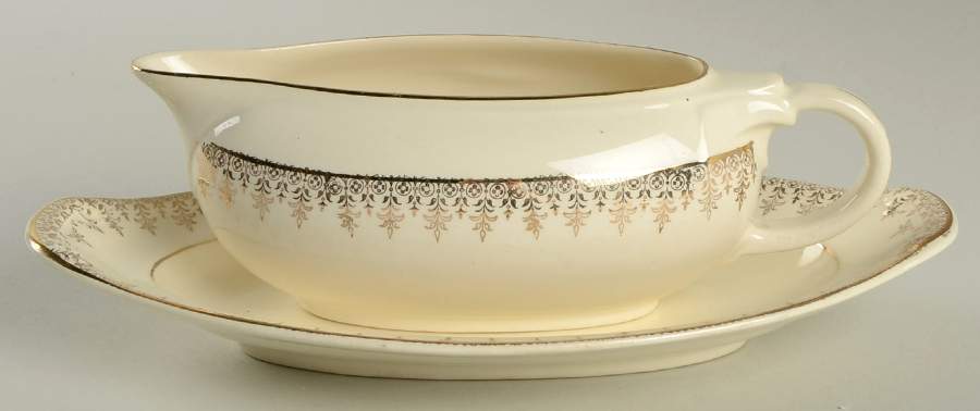 TST291 Gravy Boat & Underplate by Taylor, Smith & Taylor (Ts&T)-1