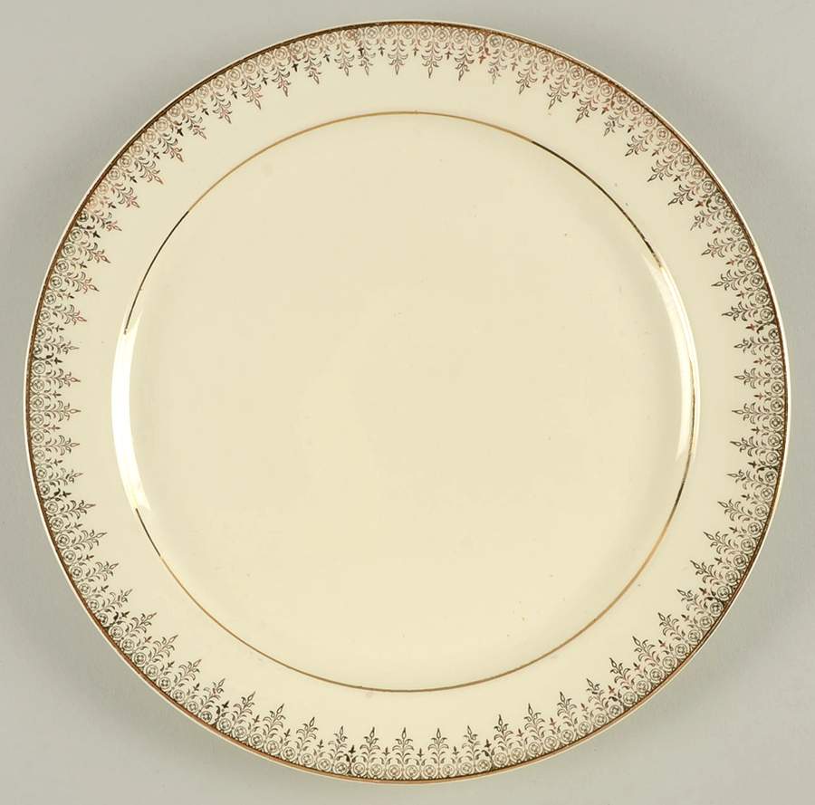 TST291 Dinner Plate by Taylor, Smith & Taylor (Ts&T)-1