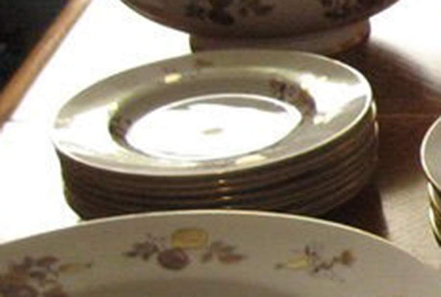 Golden Fruit Bread & Butter Plate by Tuscan - Royal Tuscan-1