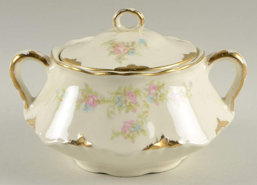 1696 Sugar Bowl & Lid by Taylor, Smith & Taylor (Ts&T)-1