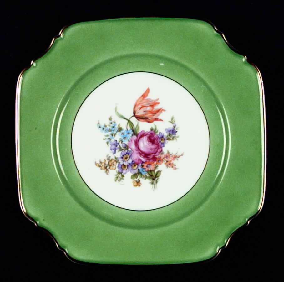 TIR130 Square Salad Plate by Tirschenreuth-1