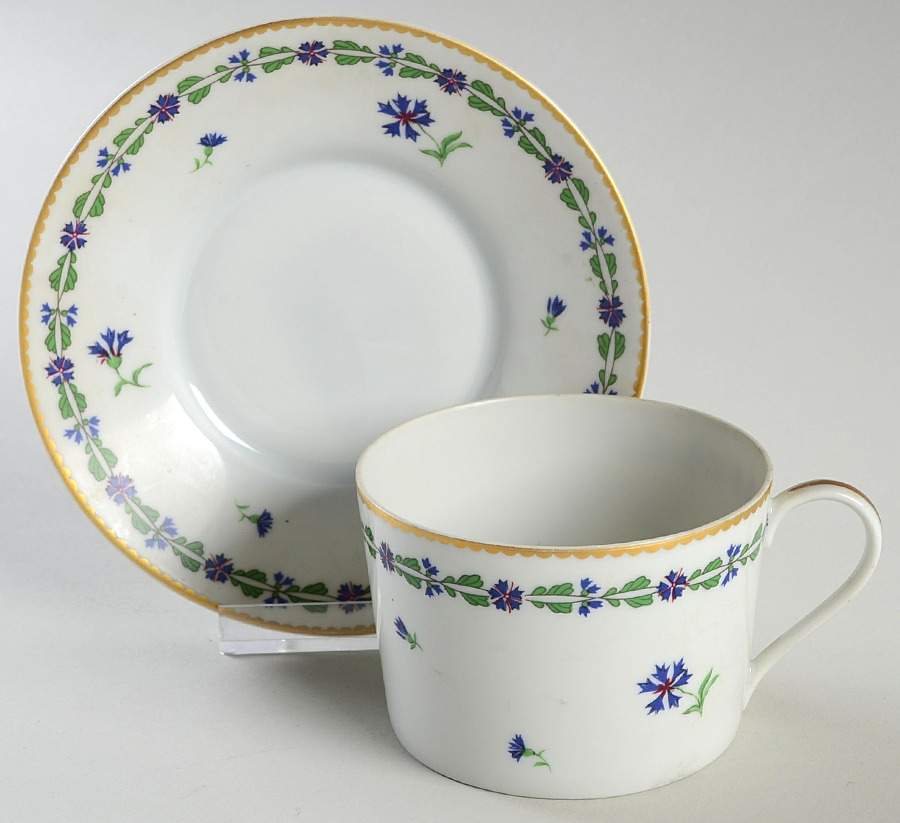 Villandry Flat Cup & Saucer Set by Tiffany-1