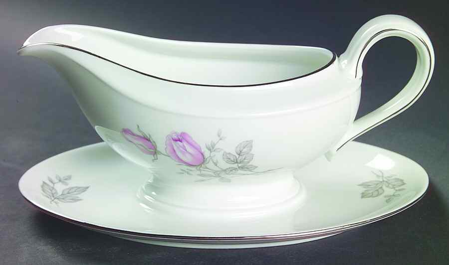 Serenade Gravy Boat with Attached Underplate by Treasure Chest-1