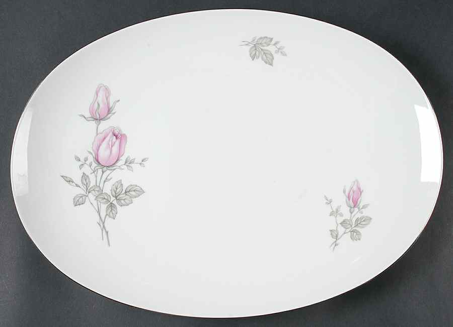 Serenade 15" Oval Serving Platter by Treasure Chest-1