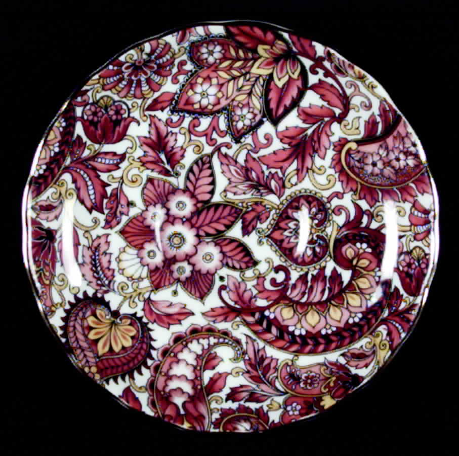 Brown Paisley Saucer by Tuscan - Royal Tuscan-1