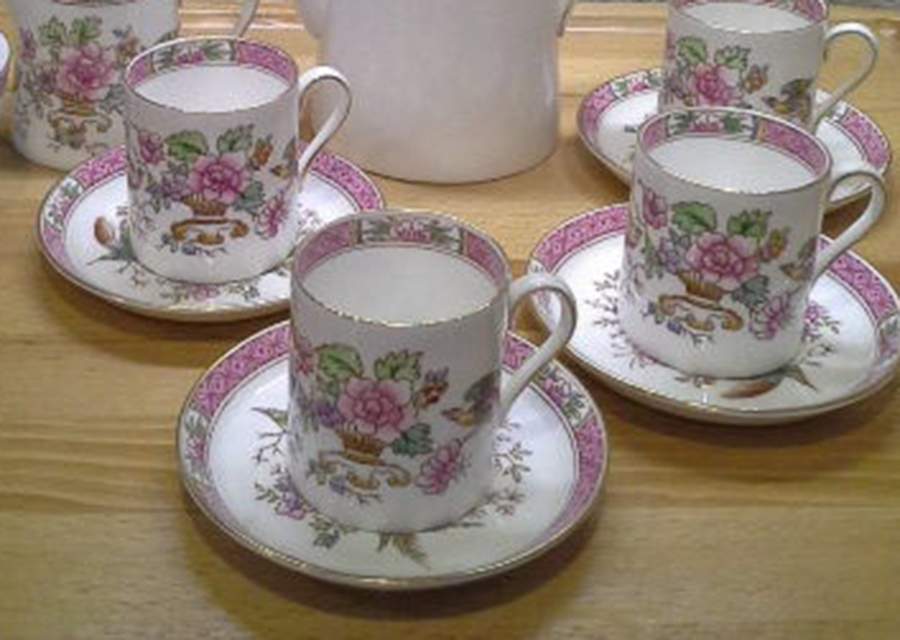 C8363 (Smooth) Flat Demitasse Cup & Saucer Set by Tuscan - Royal Tuscan-1
