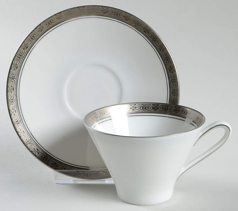 Helene Flat Cup & Saucer Set by Towne-1