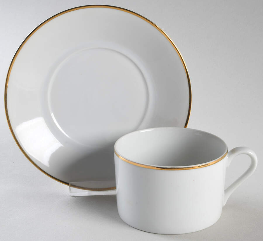 TIC10 Flat Cup & Saucer Set by Tiffany-1
