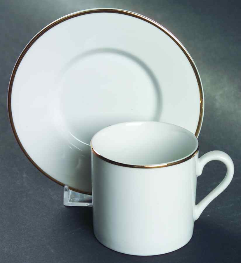 TIC10 Flat Demitasse Cup & Saucer Set by Tiffany-1