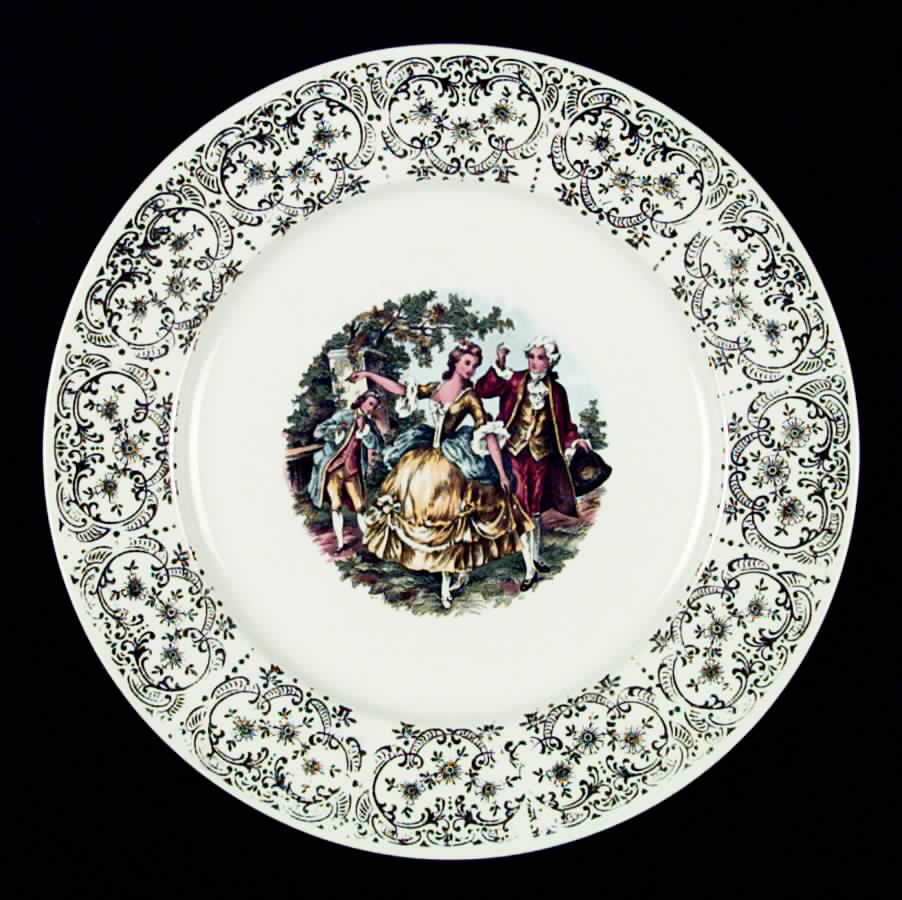 TST299 Dinner Plate by Taylor, Smith & Taylor (Ts&T)-1