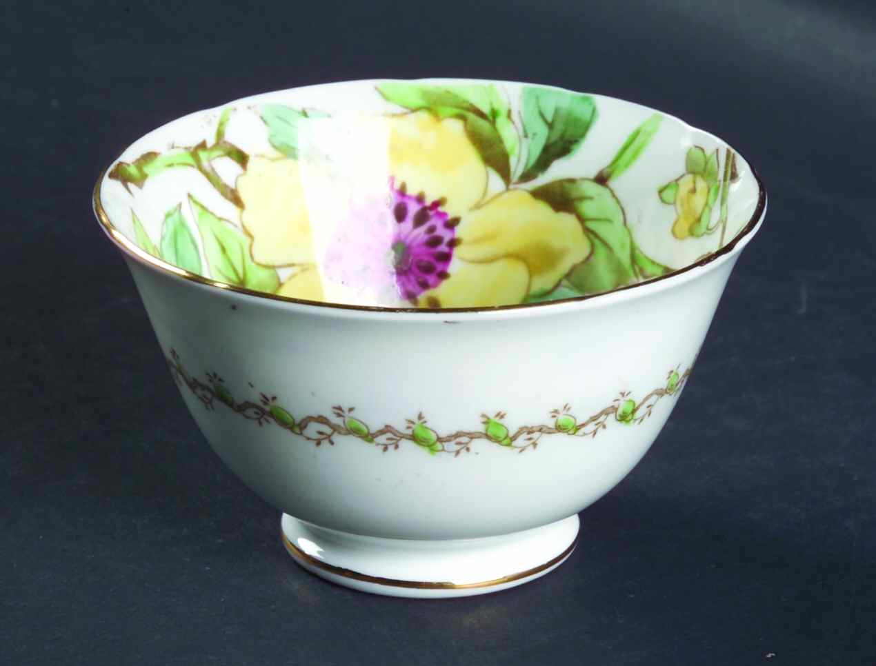 British Columbia Dogwood Mini Open Sugar Bowl by Tuscan - Royal Tuscan-1