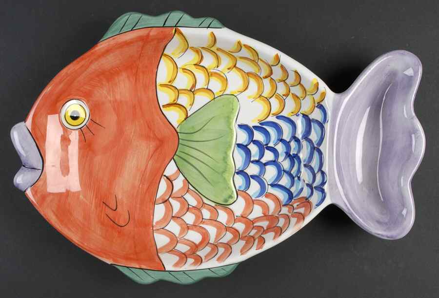 Pescada (Blue Trim) 1 Piece Chip & Dip by Tabletops Unlimited-1