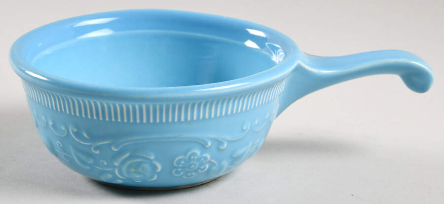 Oven Serve Turquoise Round Handled Bowl by Taylor, Smith & Taylor (Ts&T)-1