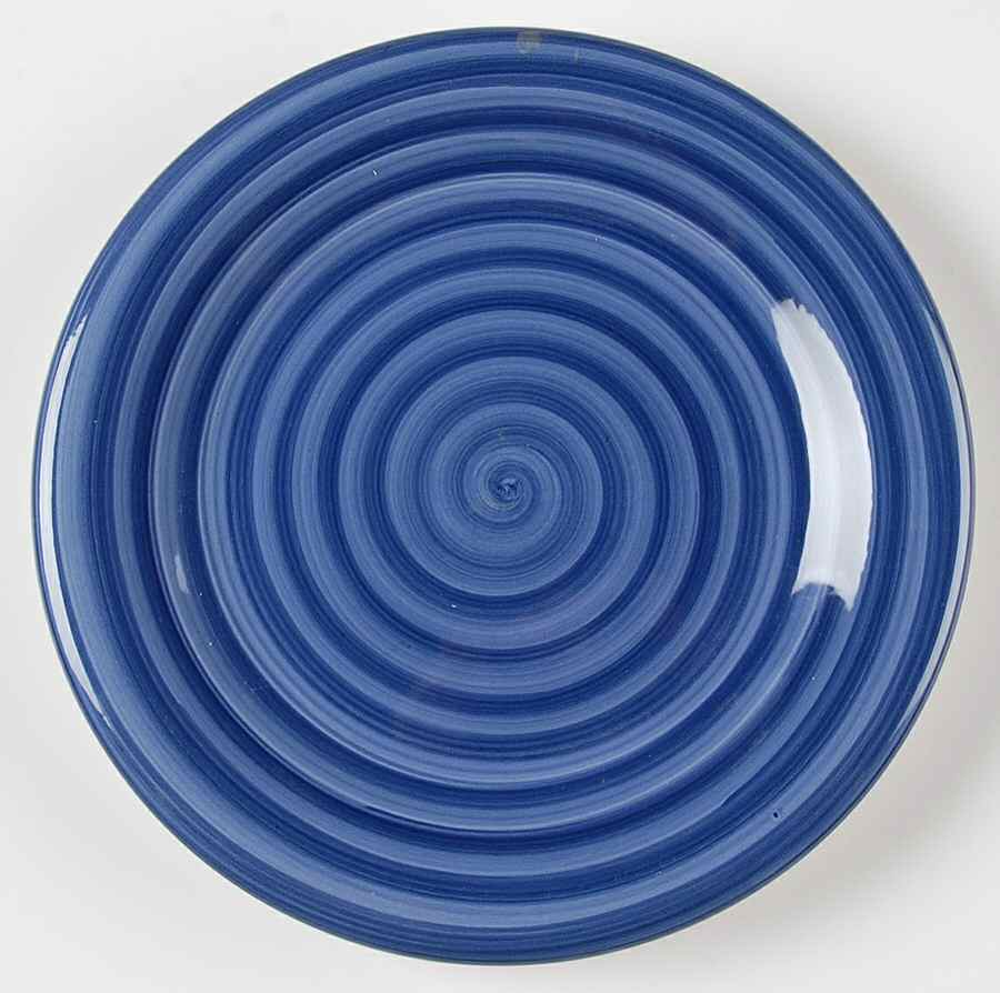 Spirale Blue Salad Plate by Tabletops Unlimited-1