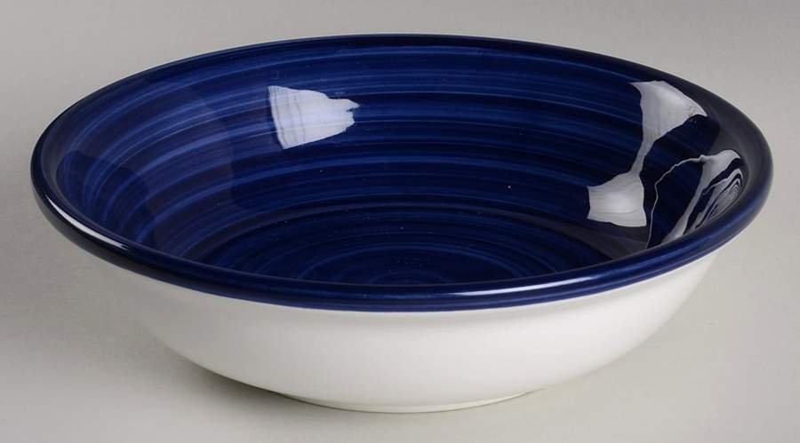 Spirale Blue 8" Individual Pasta Bowl by Tabletops Unlimited-1