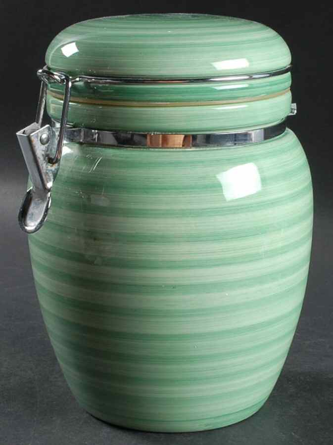 Spirale Lilac Large Canister with Hinged Lid by Tabletops Unlimited-1