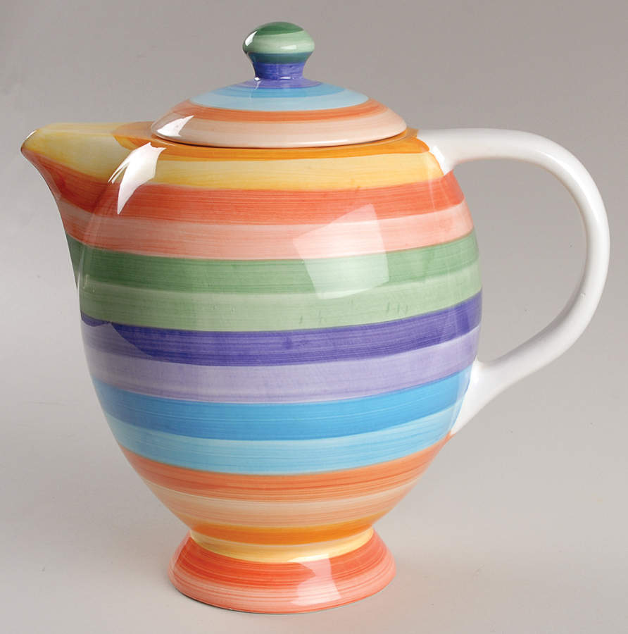 Rondo Teapot & Lid by Tabletops Unlimited-1