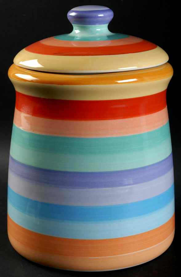 Rondo Large Canister & Lid by Tabletops Unlimited-1