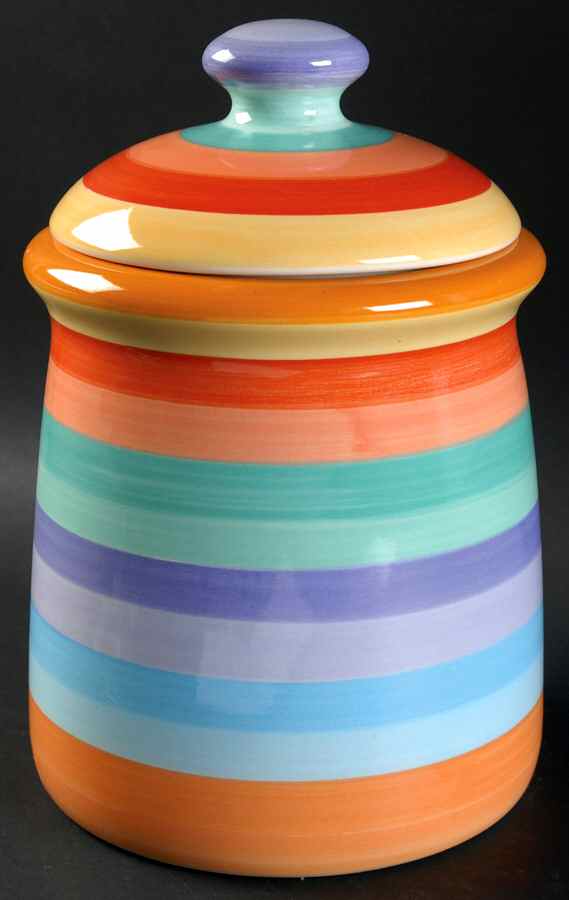 Rondo Medium Canister & Lid by Tabletops Unlimited-1
