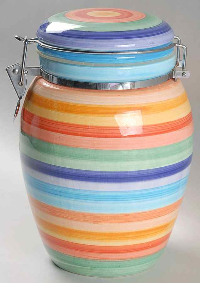 Rondo Extra Large Canister with Hinged Lid by Tabletops Unlimited-1