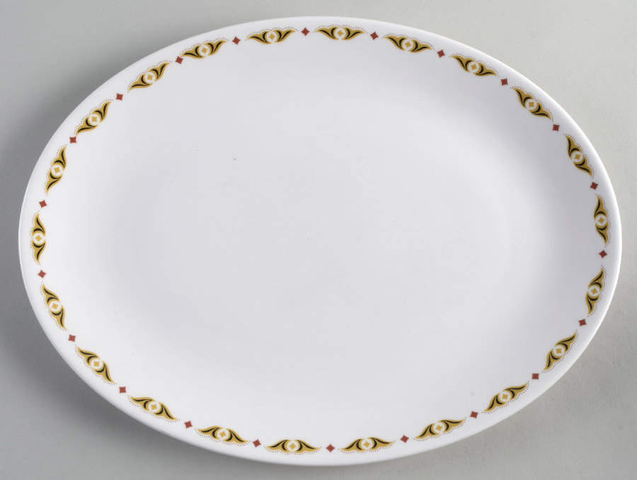 Arabesque 13" Oval Serving Platter by Tuscan - Royal Tuscan-1