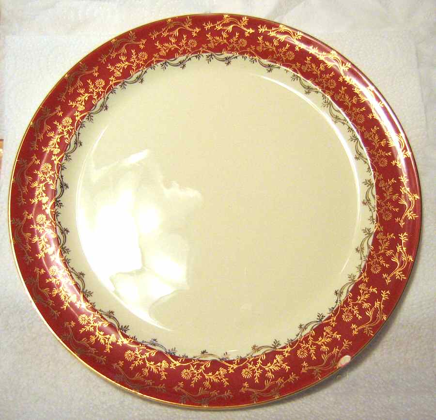 1676 Dinner Plate by Taylor, Smith & Taylor (Ts&T)-1