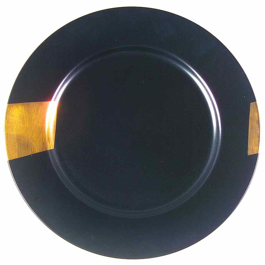 San Marco Gold Round Service Plate (Charger) Chop Plate by Taitu-1