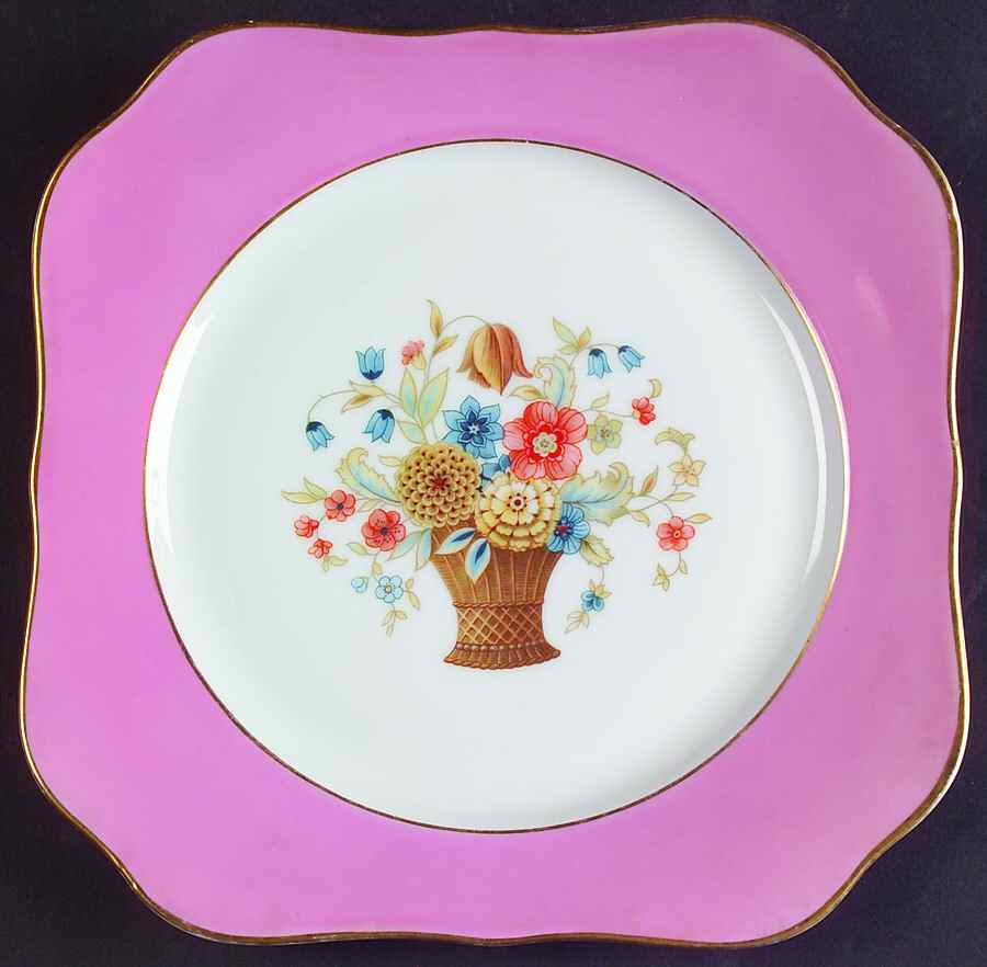 TIR137 Square Salad Plate by Tirschenreuth-1