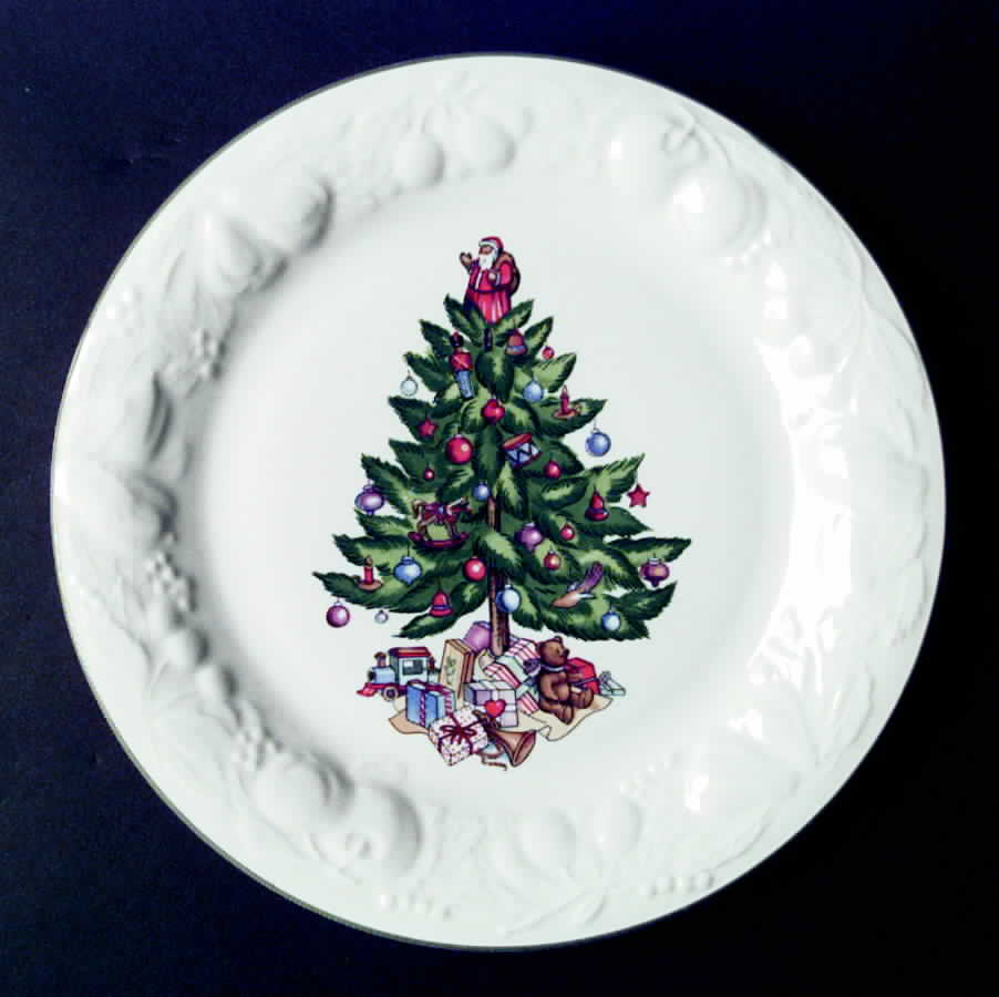 Christmas Time Dinner Plate by Tabletops Unlimited-1