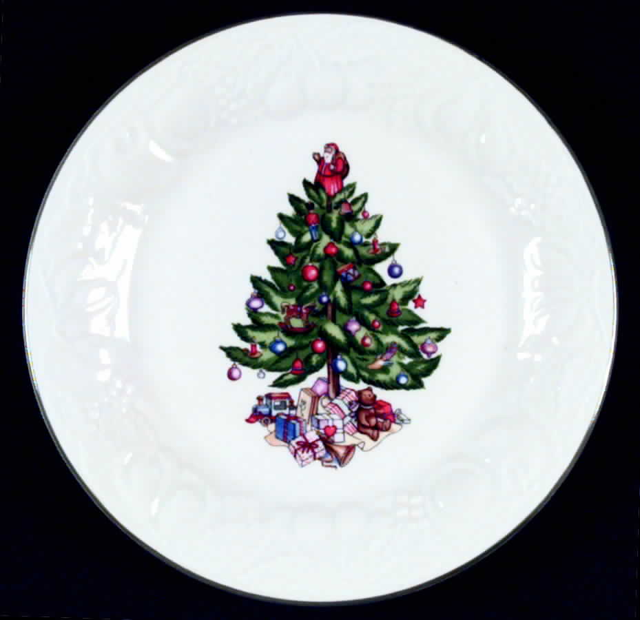 Christmas Time Salad Plate by Tabletops Unlimited-1