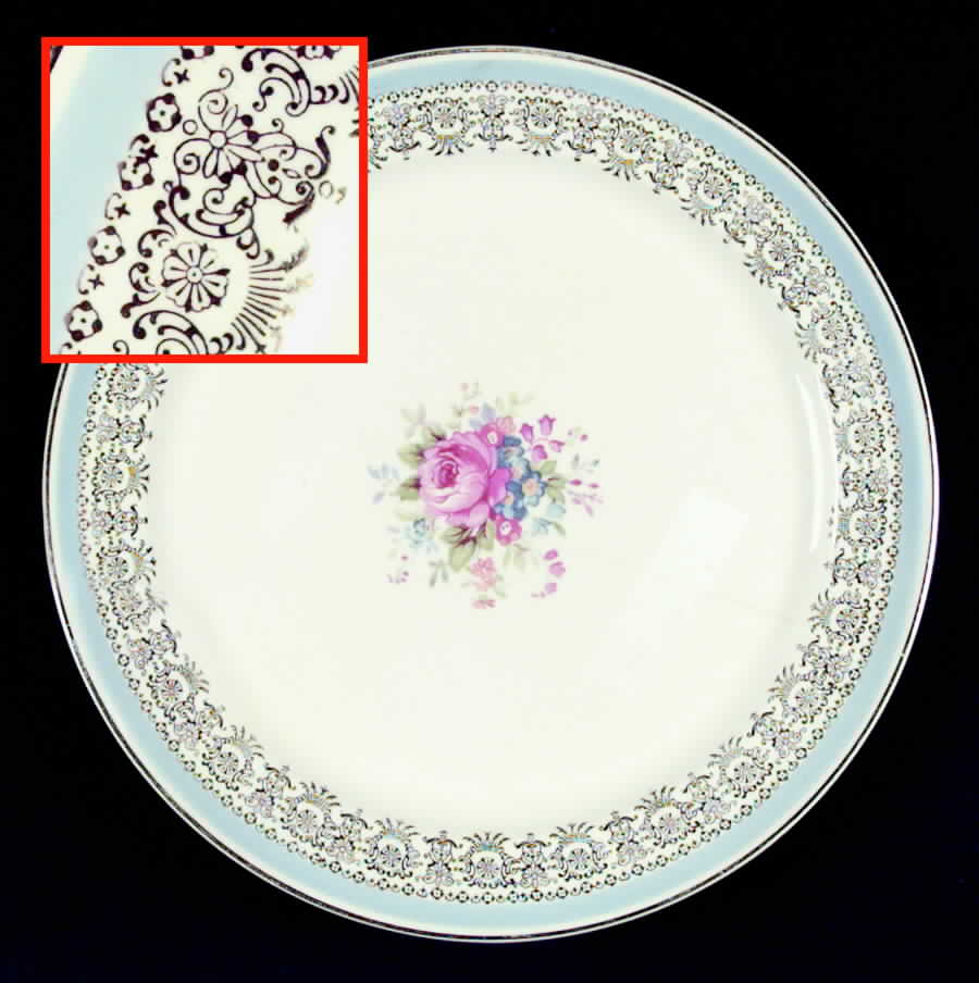 TST311 Dinner Plate by Taylor, Smith & Taylor (Ts&T)-1
